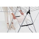 Brabantia HangOn-Trockengestell mit Bügel 25m - Metallic Grey