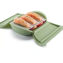 Lékué Dampfgarer mit Ablage, 4 Portionen