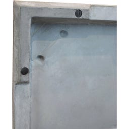 fleur ami Roccastone Pflanzwürfel XL natur beton - 80 x 80 x 60 cm
