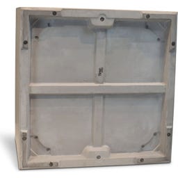 fleur ami Roccastone Pflanzwürfel XL natur beton - 80 x 80 x 60 cm