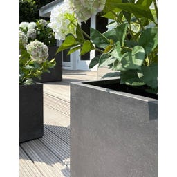 fleur ami Roccastone Pflanzwürfel XL natur beton - 80 x 80 x 60 cm
