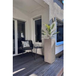 fleur ami Roccastone Pflanzsäule natur beton - 35 x 35 x 80 cm
