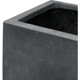 fleur ami Roccastone Pflanzsäule anthrazit - 35 x 35 x 80 cm