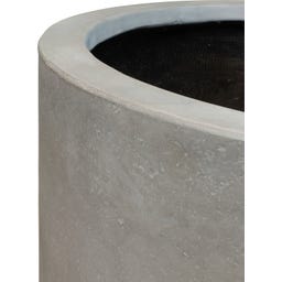 Roccastone Bodengefäß Cylinder natur beton - Ø 48 cm, H 30 cm