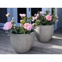 Roccastone Bodengefäß Classic natur beton - Ø 45 cm, H 38 cm