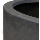 fleur ami Roccastone Bodengefäß Cylinder anthrazit - Ø 48 cm, H 30 cm