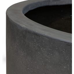 fleur ami Roccastone Bodengefäß Cylinder anthrazit - Ø 48 cm, H 30 cm
