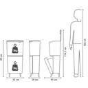 Brabantia SortUp Abfalleimer Hi, 10+10+25l