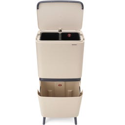 Brabantia SortUp Abfalleimer Hi, 10+10+25l - Soft Beige