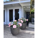fleur ami Roccastone Bodengefäß Classic anthrazit - Ø 45 cm, H 38 cm