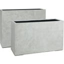 fleur ami Pure Raumteiler hellgrau - 100 x 35 x 60 cm