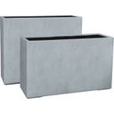 fleur ami Pure Raumteiler grau - 100 x 35 x 60 cm