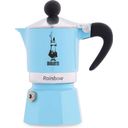 Bialetti Cafetière Italienne Rainbow 1 Tasse - Bleu clair