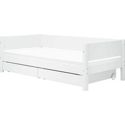 Flexa WHITE Einzelbett mit Schubladen - weiß
