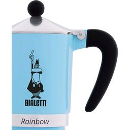 Bialetti Cafetière Italienne Rainbow 1 Tasse - Bleu clair