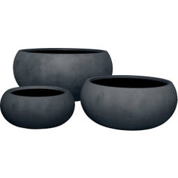 fleur ami Pure Pflanzschale anthrazit - Ø 55 cm, H 25 cm