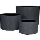 fleur ami Pure Bodengefäß Cylinder anthrazit - Ø 48 cm, H 30 cm
