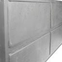 fleur ami Polystone Raumteiler grau - 100 x 35 x 60 cm