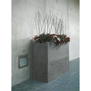fleur ami Polystone Raumteiler grau - 100 x 35 x 60 cm