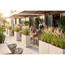 fleur ami Polystone Raumteiler creme - 100 x 35 x 60 cm