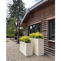 fleur ami Polystone Raumteiler creme - 100 x 35 x 60 cm