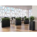 fleur ami Polystone Raumteiler anthrazit - 100 x 35 x 60 cm