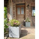 fleur ami Polystone Pflanzwürfel grau