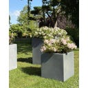 fleur ami Polystone Pflanzwürfel grau