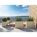 fleur ami Polystone Pflanzwürfel creme