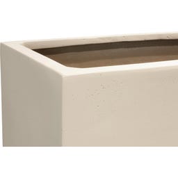 fleur ami Polystone Pflanzkasten creme - 100 x 35 x 30 cm