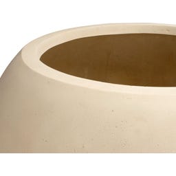fleur ami Polystone Pflanzgefäß Globe creme