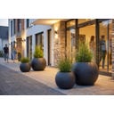 fleur ami Polystone Pflanzgefäß Globe anthrazit