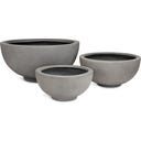 fleur ami Polystone Ego Plus Pflanzschale grau