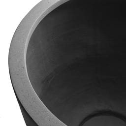 fleur ami Polystone Ego Giant Bodengefäß grau