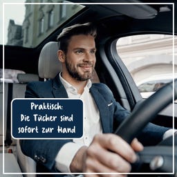 POLIBOY Auto Feuchttücher Clever Care - 20 Stück