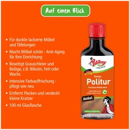 POLIBOY fixneu Politur dunkel - 100 ml
