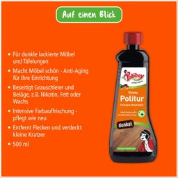 POLIBOY fixneu Politur dunkel - 500 ml