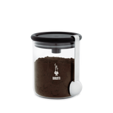 Bialetti Kaffedosa av Glas med Sked för 250 g