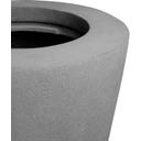 fleur ami Polystone Bodenvase Conical grau - Ø 43 cm, H 80 cm