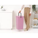 Brabantia Sort & Go Afvalemmer, 40 Liter - Lilac Pink