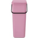 Brabantia Sort & Go Afvalemmer, 40 Liter - Lilac Pink