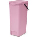 Brabantia Sort & Go Afvalemmer, 40 Liter - Lilac Pink