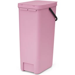 Brabantia Sort & Go Afvalemmer, 40 Liter - Lilac Pink