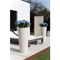 fleur ami Polystone Bodenvase Conical creme