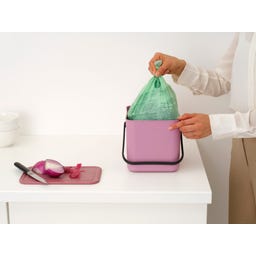 Brabantia Kosz na śmieci Sort & Go 6 l - Lilac Pink