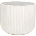 fleur ami Linea Pflanzgefäß weiß - Ø 37 cm, H 30 cm