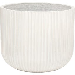 fleur ami Linea Pflanzgefäß weiß - Ø 37 cm, H 30 cm