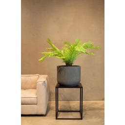 fleur ami Linea Pflanzgefäß grau - Ø 37 cm, H 30 cm