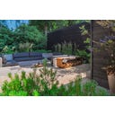 FORNO Range-Bûches en Acier Corten SERRA Seat - 150 x 40 x 45 cm