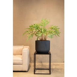 fleur ami Linea Pflanzgefäß anthrazit - Ø 37 cm, H 30 cm